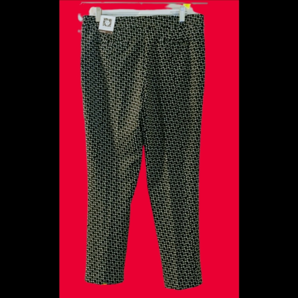 ANNE KLEIN SLIM ANKLE PANTS CAREER STRETCH NWT - Picture 4 of 4